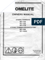 Homelite ST145, ST155, ST175 Strimmer and ST185, ST185C Brushcutter Owners Manual PDF