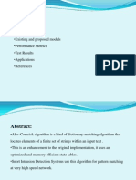 Abstract - Introduction - Existing and Proposed Models - Performance Metrics - Test Results - Applications - References