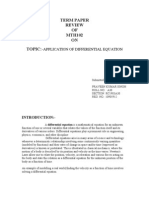 Mth102 Differential Equation