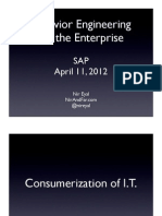 Behavior Engineering For The Enterprise (Presentation For SAP)