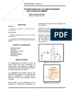 Informe Electronica II Colector Comun 150hz