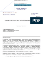 Compás Empresarial - B - EL COMITÉ MIXTO DE HIGIENE Y SEGURIDAD OCUPACIONAL - B