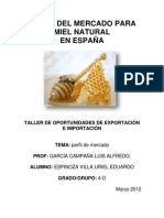 Titulo de Perfil Miel de Abeja