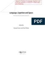 Language, Cognition and Space:: The State of The Art and New Directions