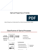 Optical Properties of Solids