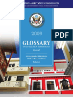 Glossary of Election Terms English To Spanish