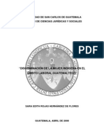 Discriminacion de La Mujer Indígena en El Ambito Laboral Guatemalteco