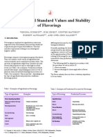 Microbiological Standard Values and Stability of Flavorings