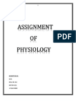 Assignment OF Physiology