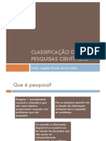 Aula 2 - Tipos de Métodos de Pesquisa