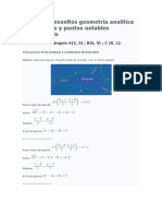 Ejercicios Resueltos Geometría Analítica