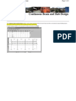 Concrete Beam and Slab Design Using Prokon