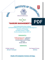 Report On Banking Management System