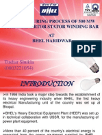 Final PPT For Bhel