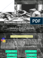 Diapositivas Primera Guerra Mundial