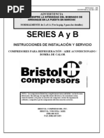 Compresores Bristol Intrucciones de Instalacion