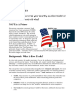 Trade Theory: Would You Characterize Your Country As Afree-Trader or Protectionist Country & Why?