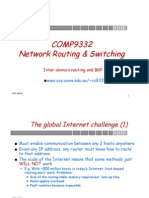 COMP9332 Network Routing & Switching: Inter-Domain Routing and BGP