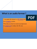 What Is An Audio Format