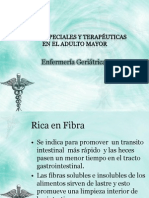 Dieta Especiales y Terapéuticas en El Adulto Mayor