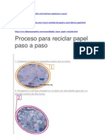 Reciclado Papel