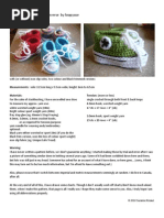 Crocheted Baby Converse