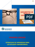 Documentos de Trabajo Universitario