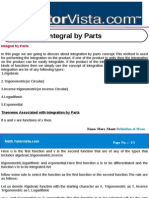 Integral by Parts