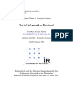 Social Information Retrival Thesis