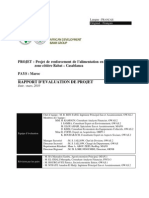 Maroc - Renforcement de L'alimentation en Eau Potable de La Zone Côtière Rabat-Casablanca