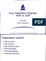 VDSL MCM Vs SCM