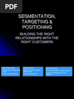 Segmentation Targeting Positioning