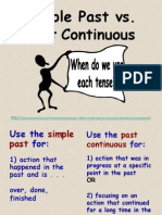 Simple Past Vs Past Continuous