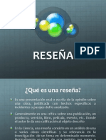 Reseña y Articulo