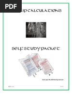 IV Drip Calculations Self Study Packet - Lopez