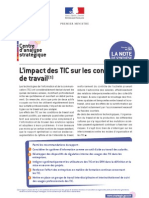 L' Impact Des Tic Sur Les Conditions de Travail