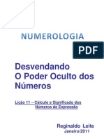 Lição 11 - Cálculo e Significado Dos Números de Expressão