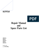 Reparaturanleitung U Ersatzteilliste ZF25 Bis ZF45-1