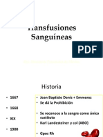 Clase Transfusiones Sanguineas