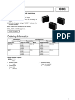 G5Q PCB Relay: Ordering Information