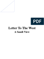 En Letter To The West A Saudi View