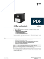 Oil Burner Controls: Building Technologies