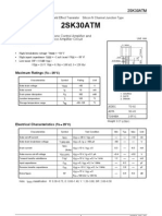 Datasheet Transistor JFET Canal N 2SK30ATM