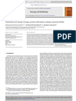 Article in Press: Simulation of Energy Storage System With Phase Change Material (PCM)