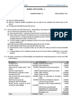 Income Tax Model Paper