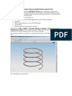 NX Custom Reuse Library Parts