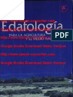 Edafologia para La Agricultura y El Medio Ambiente Escrito Por Jaime Porta Casanellas-Marta Lopez Acevedo Reguerin