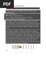 Doppler-Effect: MTI - Moving Target Indication