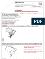 Lista de Exercicios Biomas Brasileiros