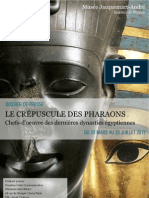 La Crépuscule Des Pharaons - Dossier de Presse